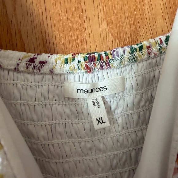 Maurices Multicolor Floral Midi Dress - Picture 5 of 6